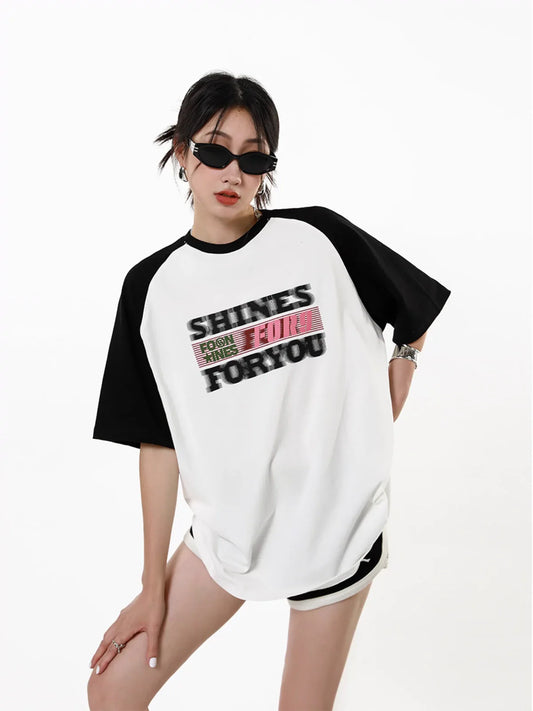 American Raglan Sleeve T-Shirt ICM0042