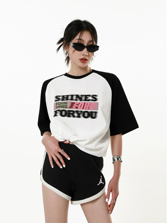 American Raglan Sleeve T-Shirt ICM0042